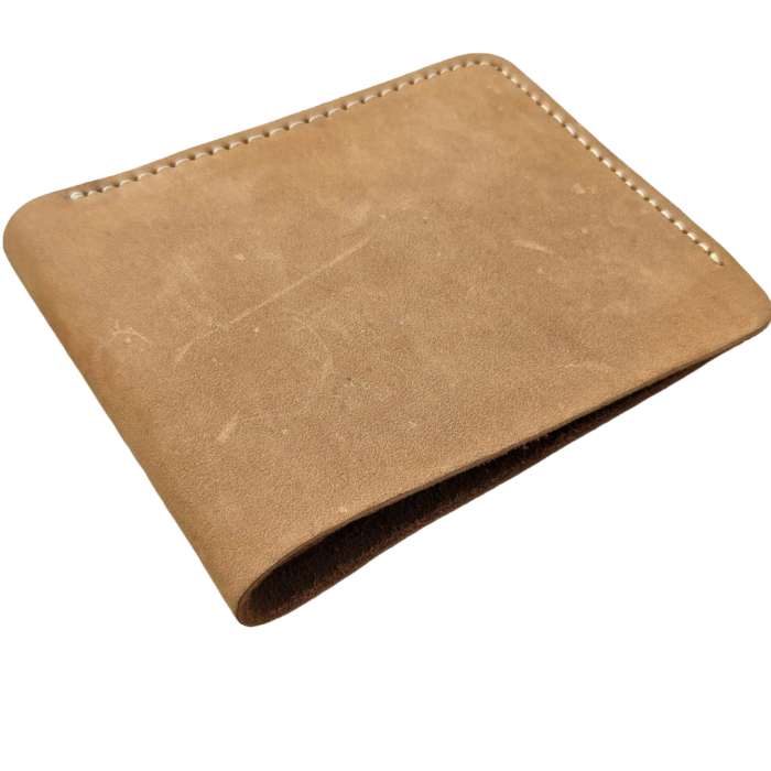 Handmade Men Leather Wallet Bifold Card Holder Tan Men Purse