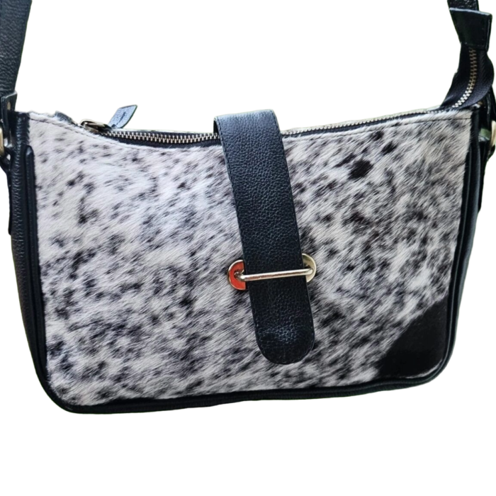 hair on fur crossbody bags