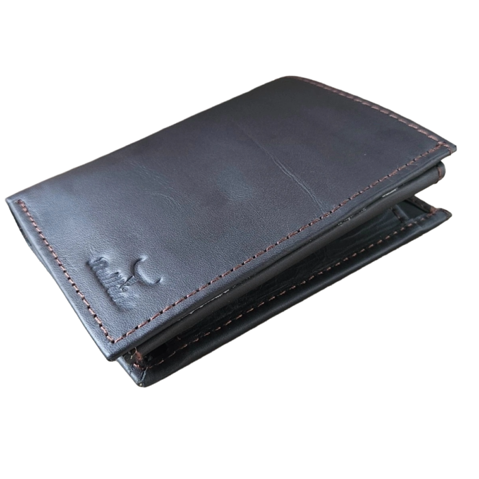 men leather brown wallet