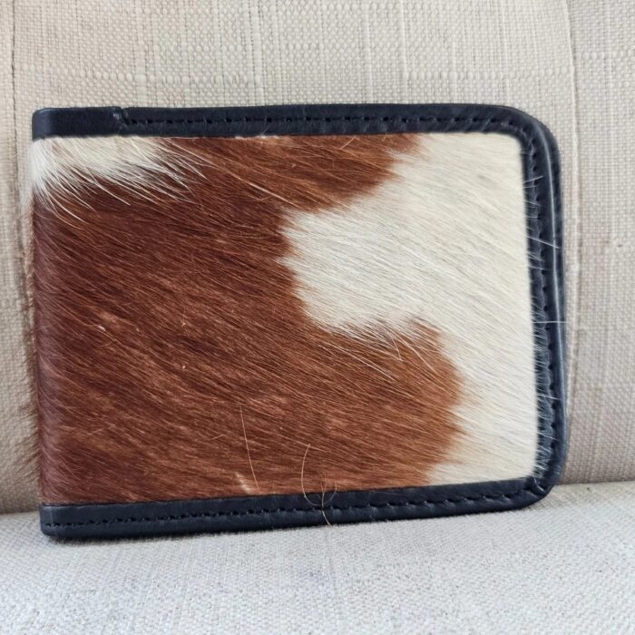hair on fur wallet