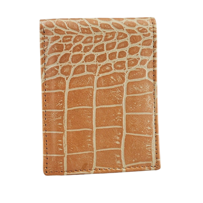 crocodile leather wallet